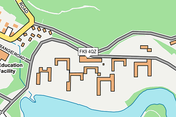 FK9 4QZ map - OS OpenMap – Local (Ordnance Survey)