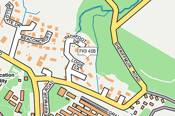 FK9 4SB map - OS OpenMap – Local (Ordnance Survey)