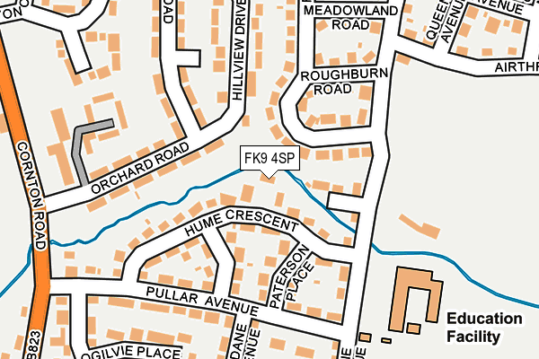 FK9 4SP map - OS OpenMap – Local (Ordnance Survey)