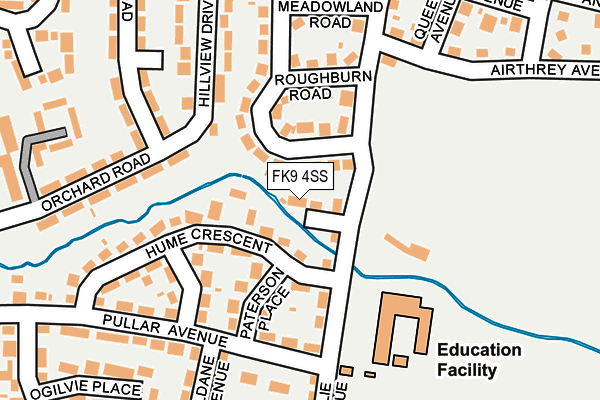 FK9 4SS map - OS OpenMap – Local (Ordnance Survey)