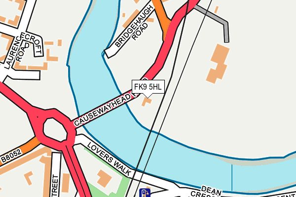 FK9 5HL map - OS OpenMap – Local (Ordnance Survey)