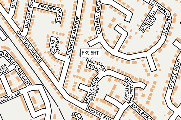 FK9 5HT map - OS OpenMap – Local (Ordnance Survey)