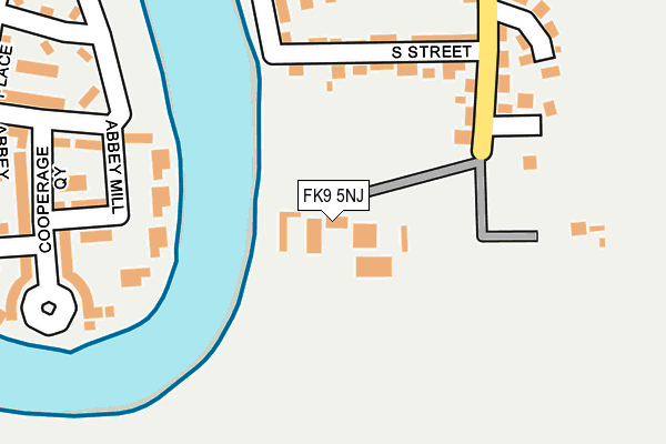 FK9 5NJ map - OS OpenMap – Local (Ordnance Survey)
