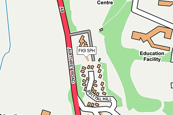 FK9 5PH map - OS OpenMap – Local (Ordnance Survey)
