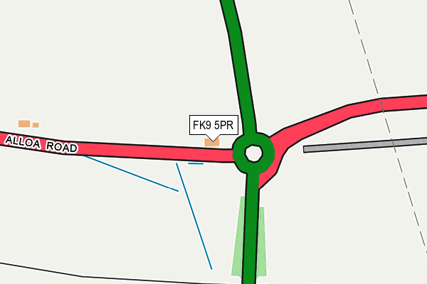 FK9 5PR map - OS OpenMap – Local (Ordnance Survey)