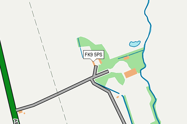 FK9 5PS map - OS OpenMap – Local (Ordnance Survey)