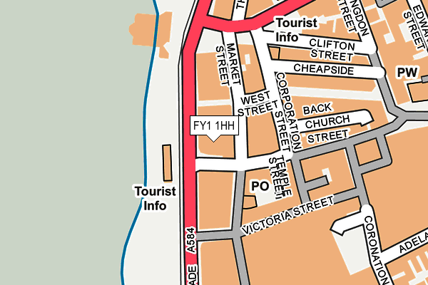 FY1 1HH map - OS OpenMap – Local (Ordnance Survey)