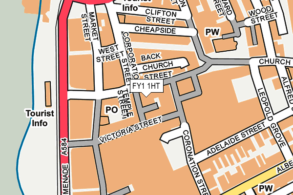 FY1 1HT map - OS OpenMap – Local (Ordnance Survey)