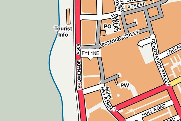 FY1 1NE map - OS OpenMap – Local (Ordnance Survey)