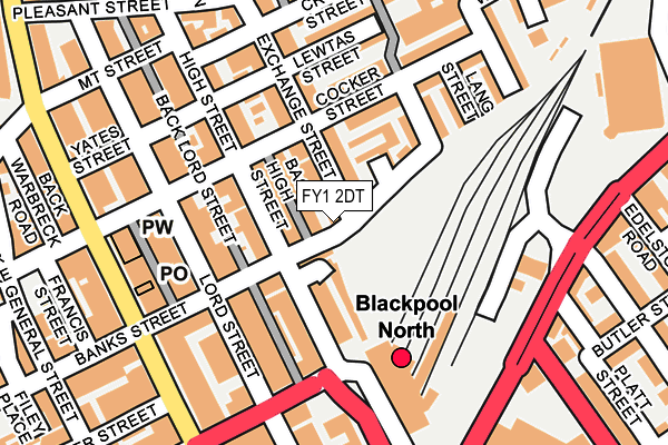 FY1 2DT map - OS OpenMap – Local (Ordnance Survey)