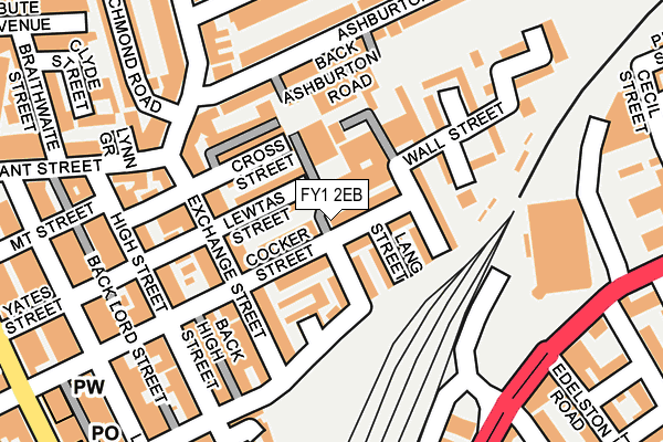 FY1 2EB map - OS OpenMap – Local (Ordnance Survey)