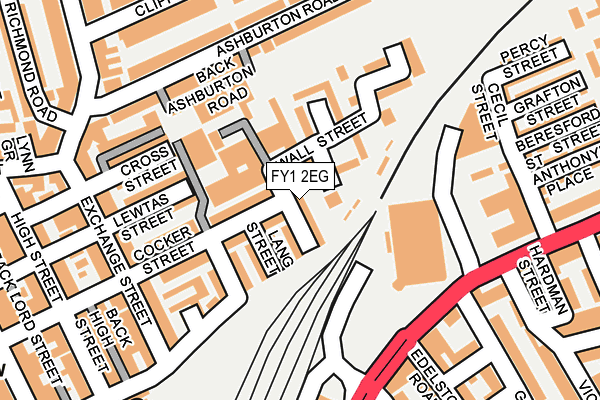 FY1 2EG map - OS OpenMap – Local (Ordnance Survey)