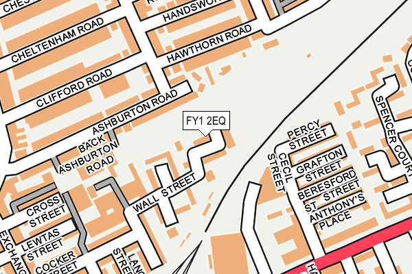 FY1 2EQ map - OS OpenMap – Local (Ordnance Survey)