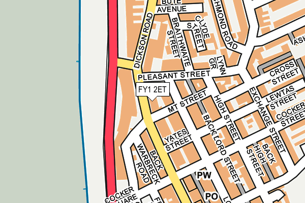 FY1 2ET map - OS OpenMap – Local (Ordnance Survey)