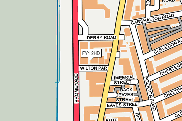 FY1 2HD map - OS OpenMap – Local (Ordnance Survey)