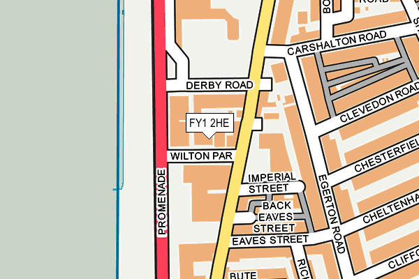 FY1 2HE map - OS OpenMap – Local (Ordnance Survey)