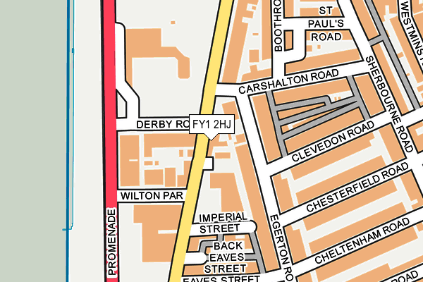 FY1 2HJ map - OS OpenMap – Local (Ordnance Survey)