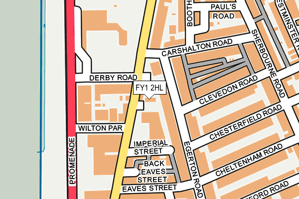 FY1 2HL map - OS OpenMap – Local (Ordnance Survey)