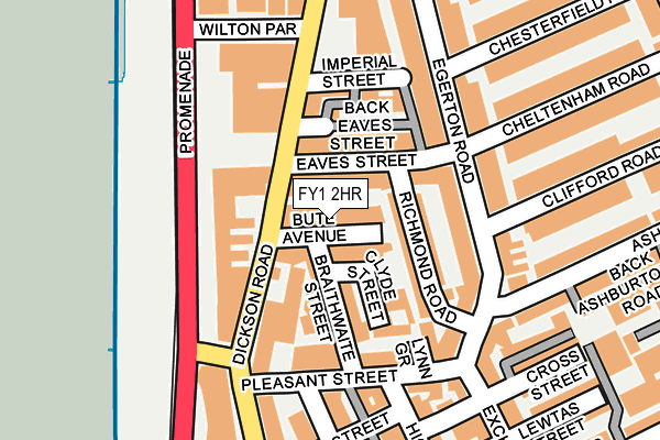 FY1 2HR map - OS OpenMap – Local (Ordnance Survey)