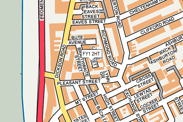 FY1 2HT map - OS OpenMap – Local (Ordnance Survey)