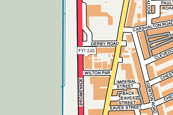 FY1 2JG map - OS OpenMap – Local (Ordnance Survey)