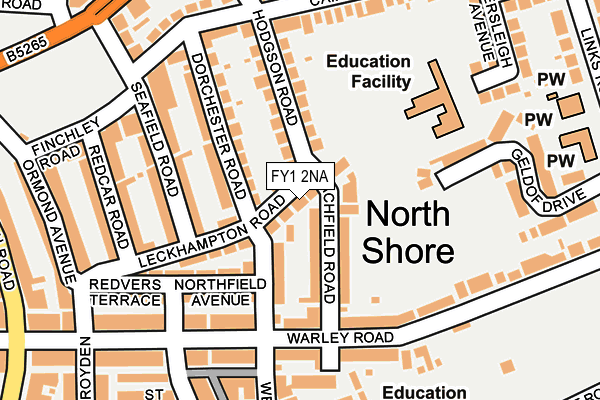 FY1 2NA map - OS OpenMap – Local (Ordnance Survey)