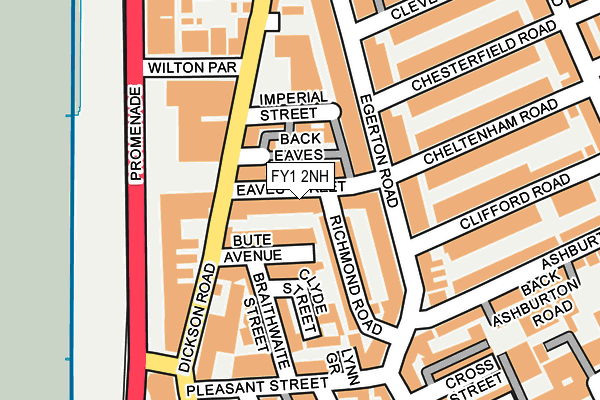 FY1 2NH map - OS OpenMap – Local (Ordnance Survey)