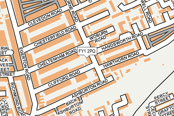 FY1 2PQ map - OS OpenMap – Local (Ordnance Survey)