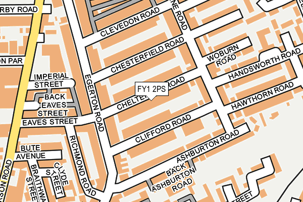 FY1 2PS map - OS OpenMap – Local (Ordnance Survey)