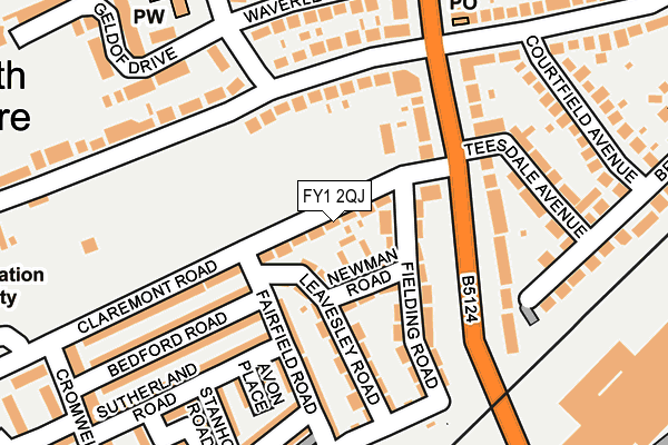 FY1 2QJ map - OS OpenMap – Local (Ordnance Survey)