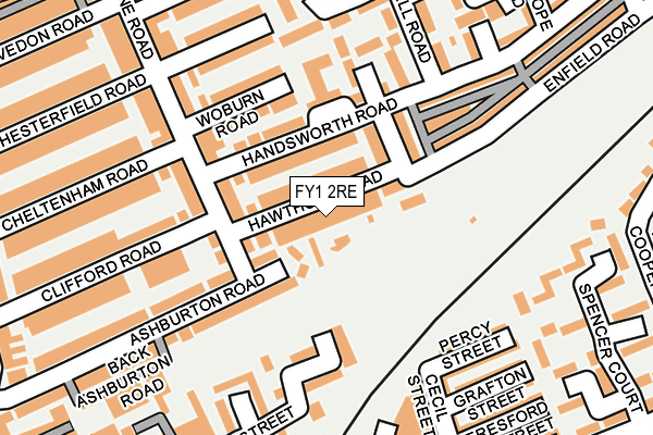 FY1 2RE map - OS OpenMap – Local (Ordnance Survey)