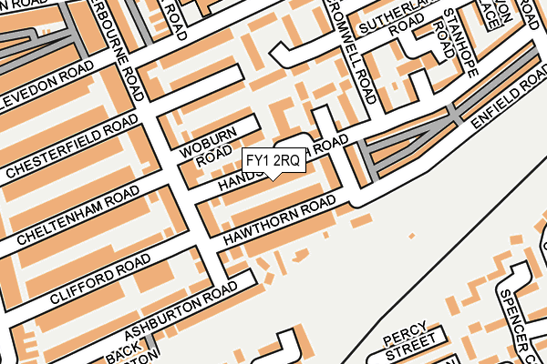 FY1 2RQ map - OS OpenMap – Local (Ordnance Survey)