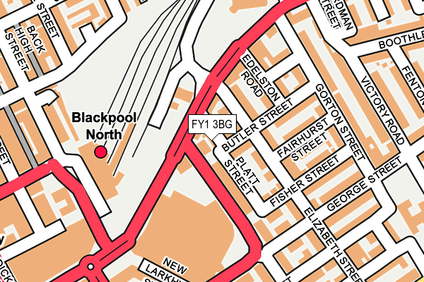 FY1 3BG map - OS OpenMap – Local (Ordnance Survey)