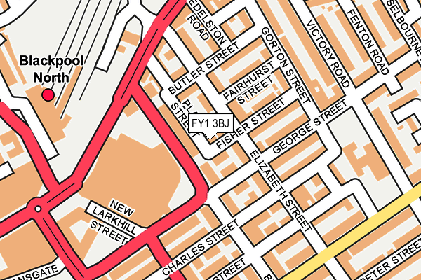 FY1 3BJ map - OS OpenMap – Local (Ordnance Survey)