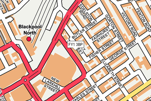 FY1 3BP map - OS OpenMap – Local (Ordnance Survey)