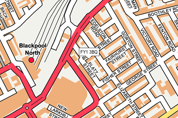 FY1 3BQ map - OS OpenMap – Local (Ordnance Survey)