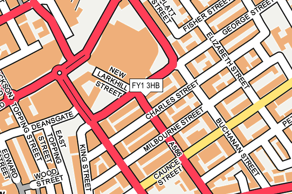 FY1 3HB map - OS OpenMap – Local (Ordnance Survey)
