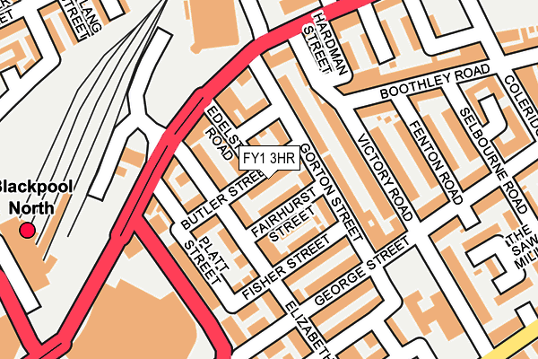 FY1 3HR map - OS OpenMap – Local (Ordnance Survey)