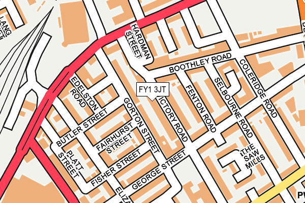 FY1 3JT map - OS OpenMap – Local (Ordnance Survey)