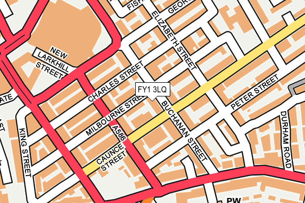 FY1 3LQ map - OS OpenMap – Local (Ordnance Survey)