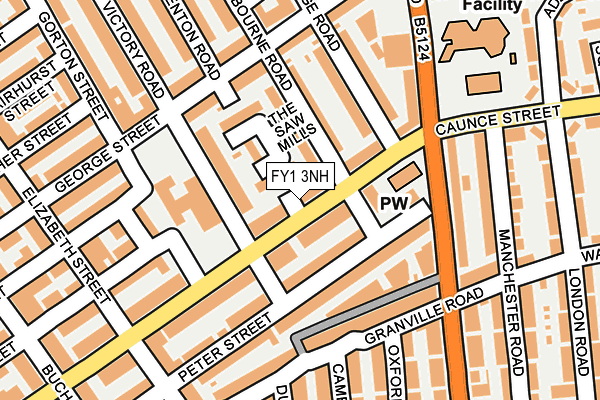 FY1 3NH map - OS OpenMap – Local (Ordnance Survey)