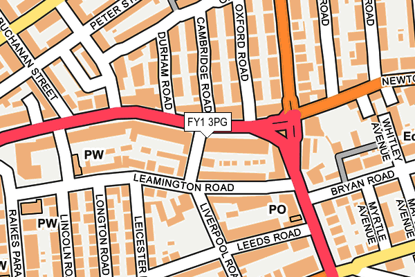 FY1 3PG map - OS OpenMap – Local (Ordnance Survey)