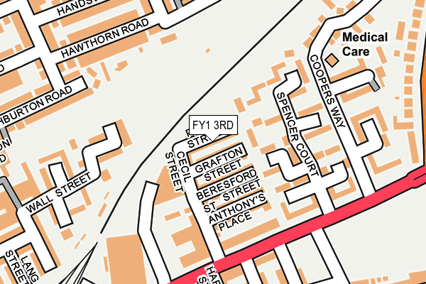 FY1 3RD map - OS OpenMap – Local (Ordnance Survey)