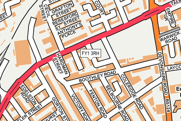 FY1 3RH map - OS OpenMap – Local (Ordnance Survey)