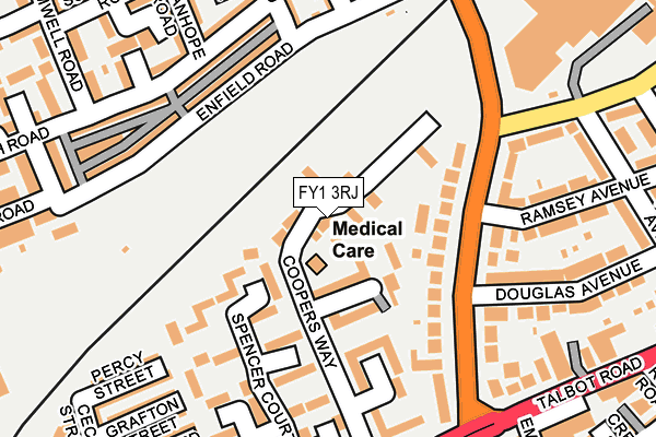 FY1 3RJ map - OS OpenMap – Local (Ordnance Survey)