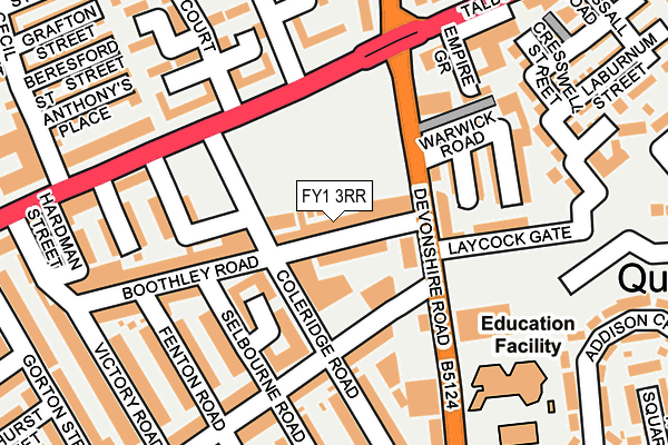 FY1 3RR map - OS OpenMap – Local (Ordnance Survey)