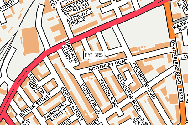 FY1 3RS map - OS OpenMap – Local (Ordnance Survey)