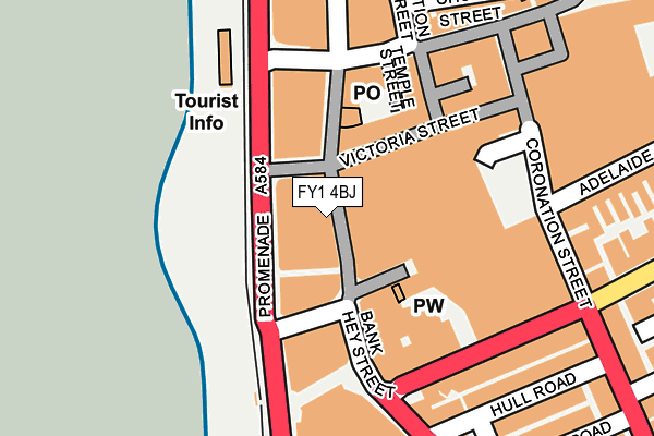 FY1 4BJ map - OS OpenMap – Local (Ordnance Survey)