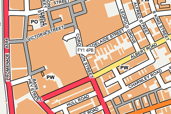 FY1 4PB map - OS OpenMap – Local (Ordnance Survey)