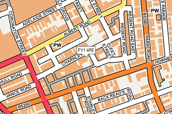 FY1 4PE map - OS OpenMap – Local (Ordnance Survey)